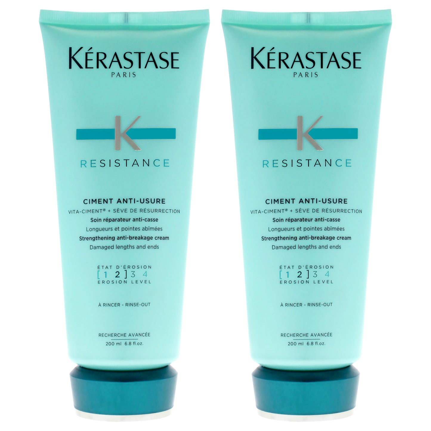 Resistance Ciment Anti-Usure Conditioner by Kerastase for Unisex - 6.8 oz Conditioner - Pack of 2