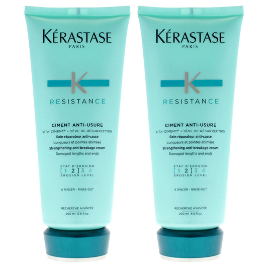 Resistance Ciment Anti-Usure Conditioner by Kerastase for Unisex - 6.8 oz Conditioner - Pack of 2