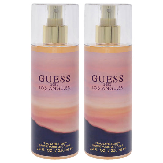 Guess 1981 Los Angeles by Guess for Women - 8.4 oz Fragrance Mist - Pack of 2