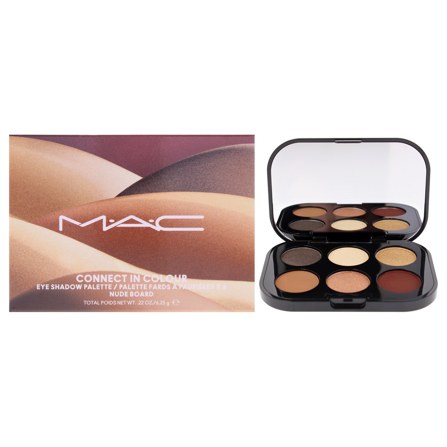 Connect In Colour Eye Shadow Palette - Nude Board by MAC for Women - 0.22 oz Eye Shadow