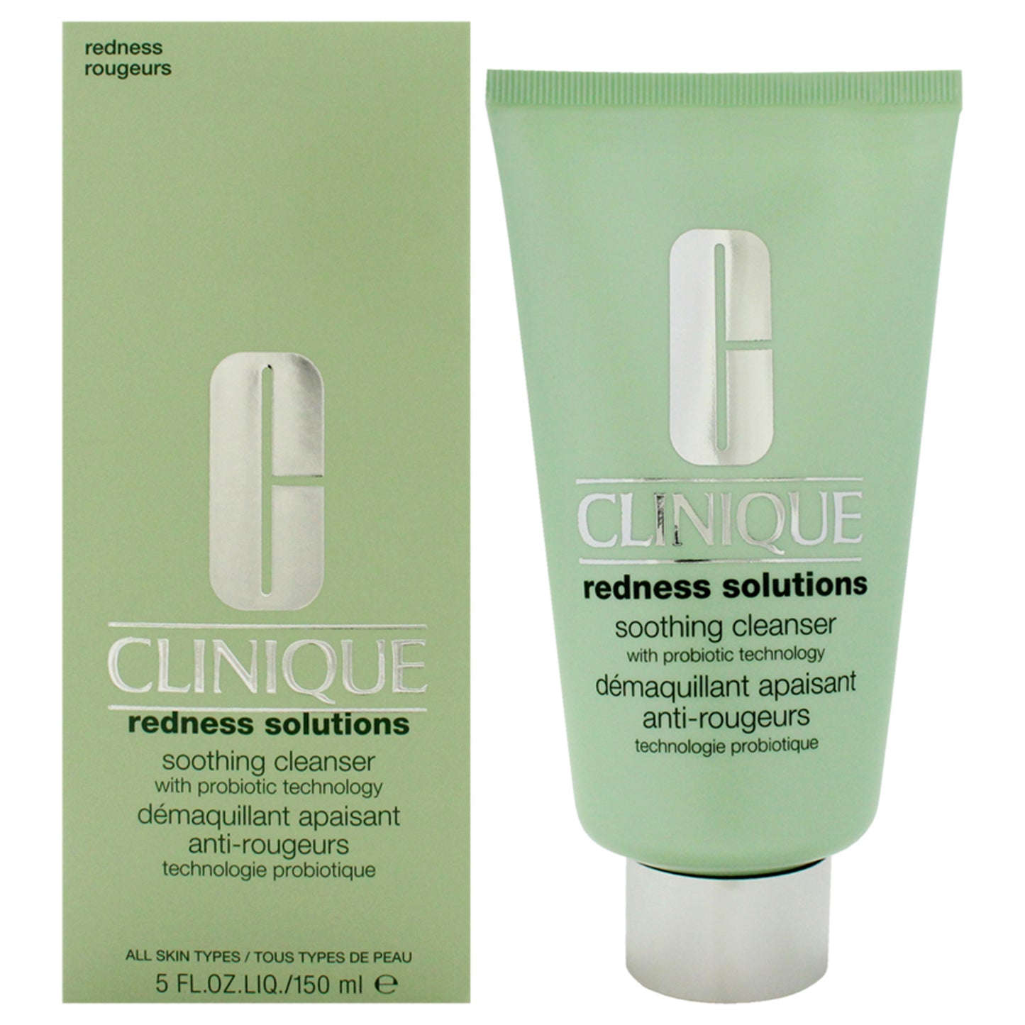 Redness Solutions Soothing Cleanser - All Skin Types by Clinique for Unisex - 5 oz Cleanser