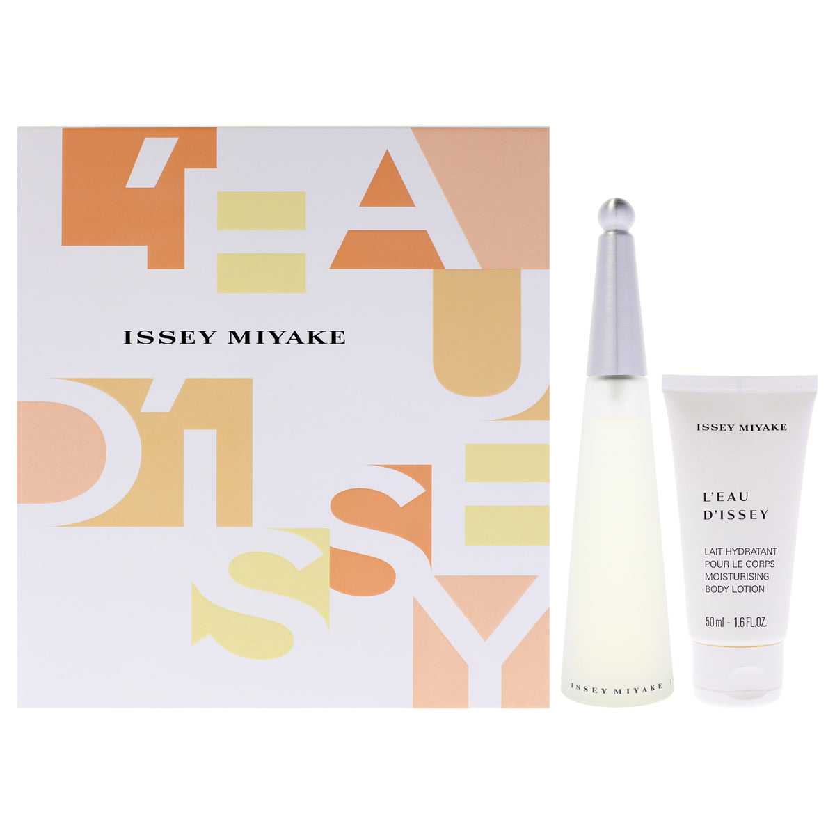 Leau Dissey by Issey Miyake for Women - 2 Pc Gift Set 1.6oz EDT Spray, 1.6oz Body Lotion