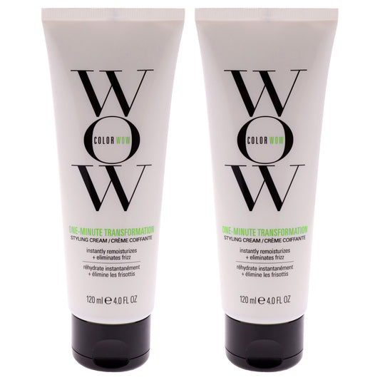 One Minute Transformation Styling Cream by Color Wow for Unisex - 4 oz Cream - Pack of 2