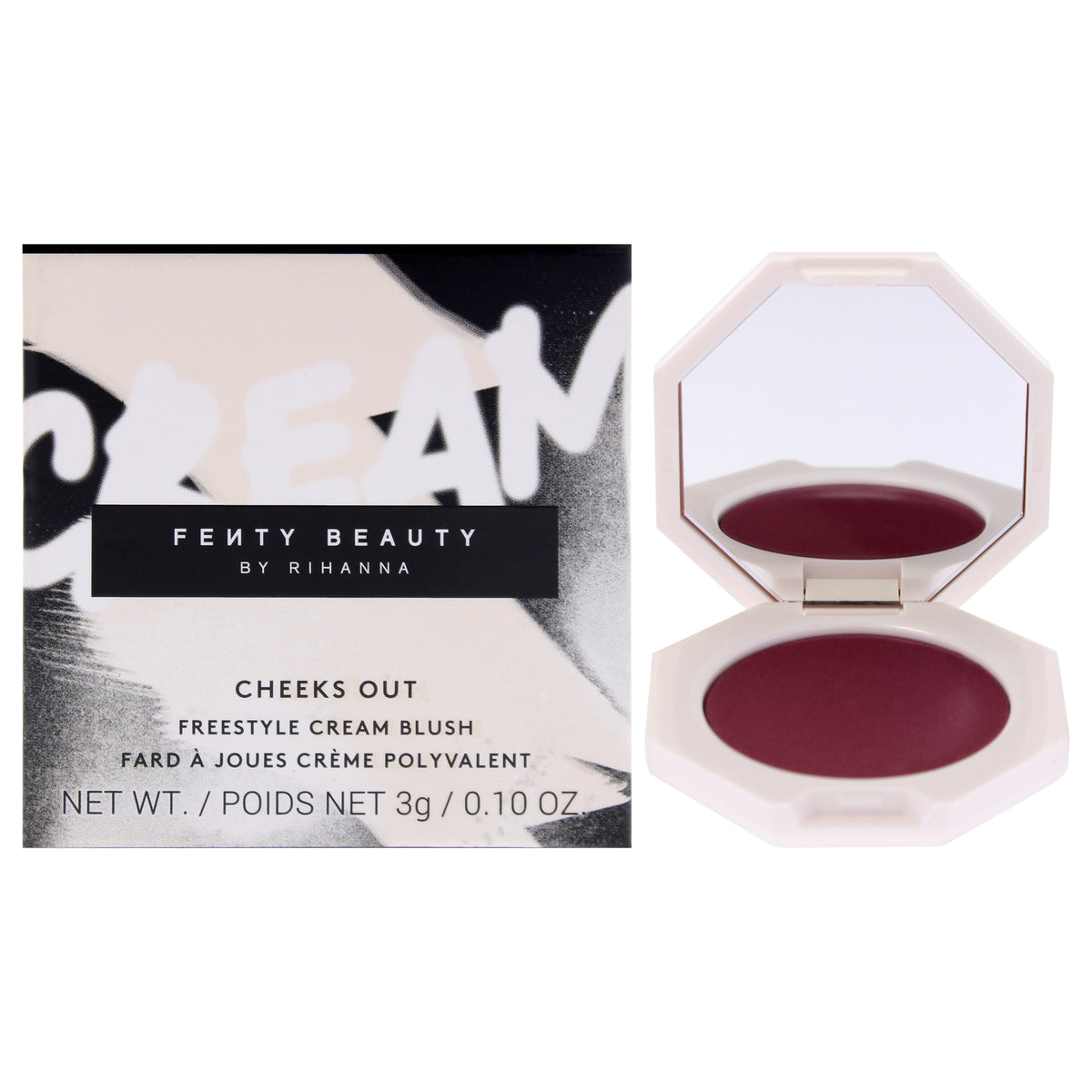 Cheeks Out Freestyle Cream Blush - 09 Cool Berry by Fenty Beauty for Women - 0.10 oz Blush