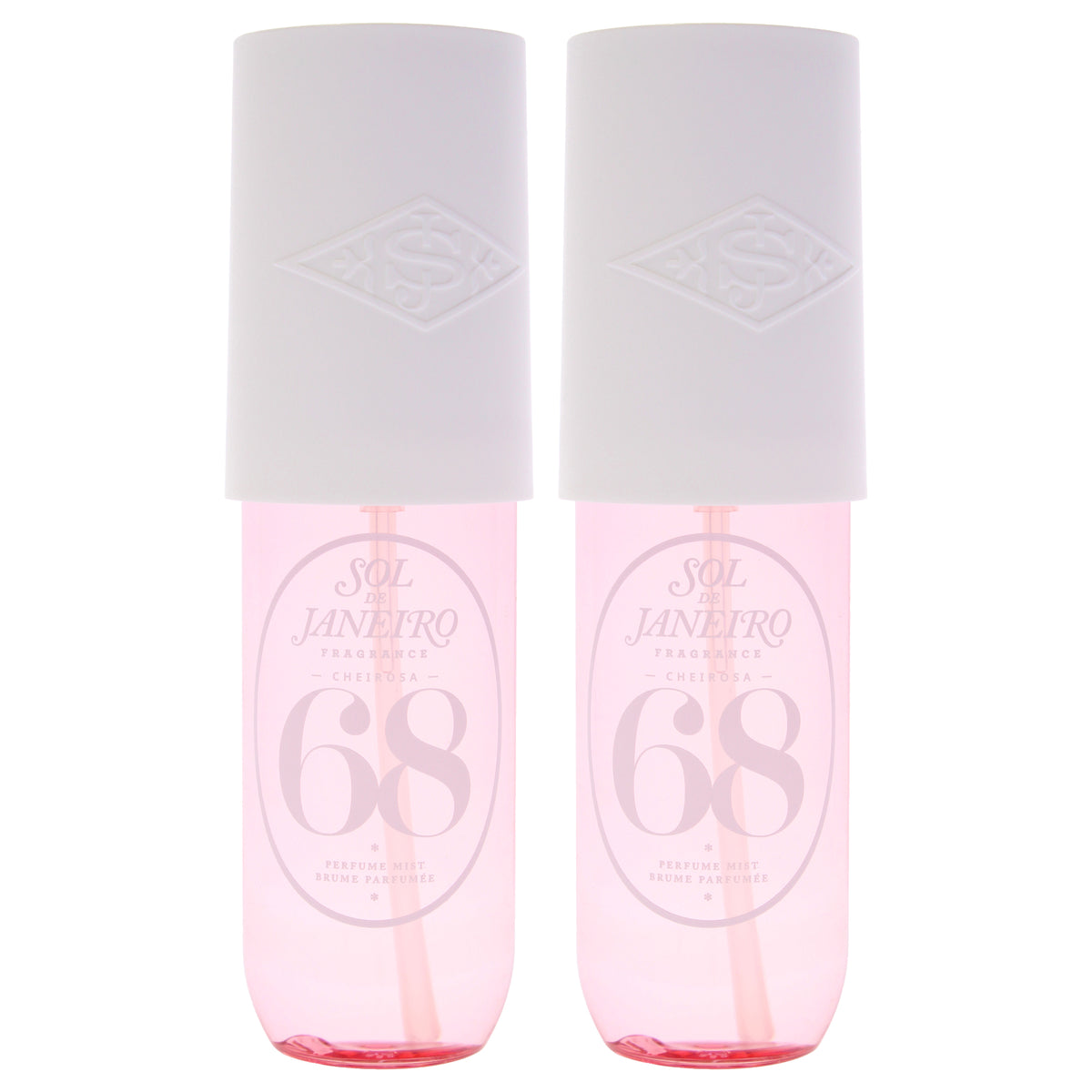 Brazilian Crush Cheirosa 68 - Brazilian Jasmin and Pink DragonFruit by Sol de Janeiro for Women - 3 oz Perfume Mist - Pack of 2