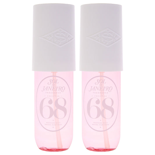 Brazilian Crush Cheirosa 68 - Brazilian Jasmin and Pink DragonFruit by Sol de Janeiro for Women - 3 oz Perfume Mist - Pack of 2