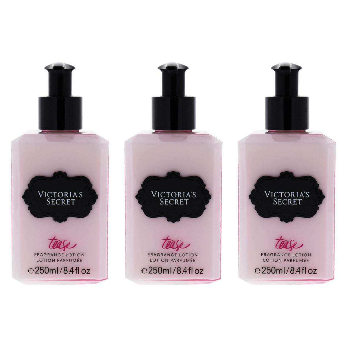 Tease by Victorias Secret for Women - 8.4 oz Body Lotion - Pack of 3