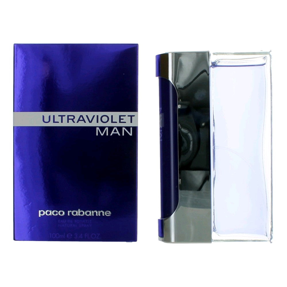 Paco Rabanne Ultraviolet 3.4 Eau De Toilette Spray For Men