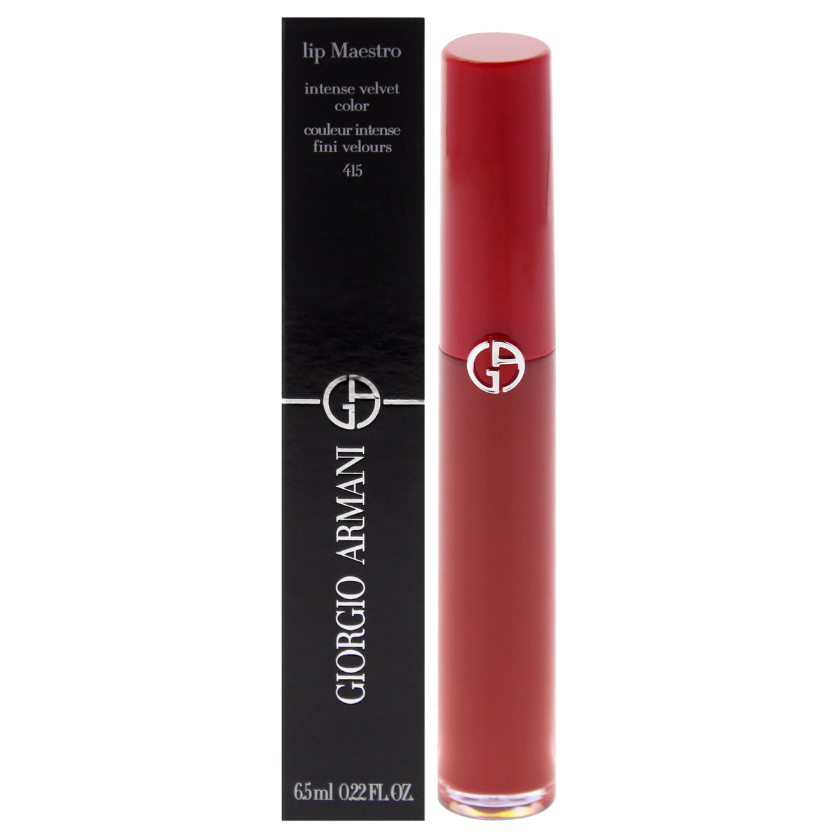 Lip Maestro Intense Velvet Color - 415 Redwood by Giorgio Armani for Women - 0.22 oz Lipstick