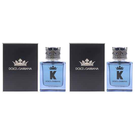 K by Dolce and Gabbana for Men - 1.6 oz EDP Spray - Pack of 2