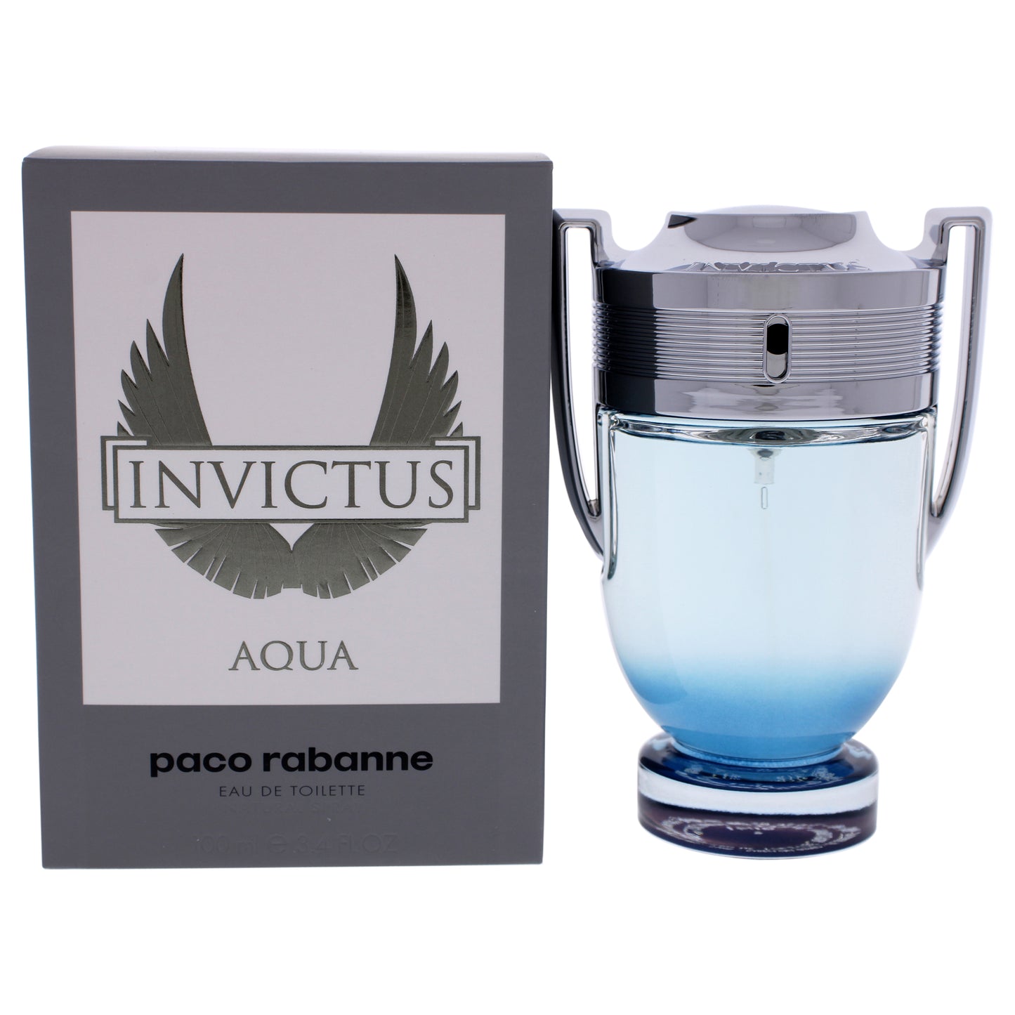 Invictus Aqua by Paco Rabanne for Men - 3.4 oz EDT Spray