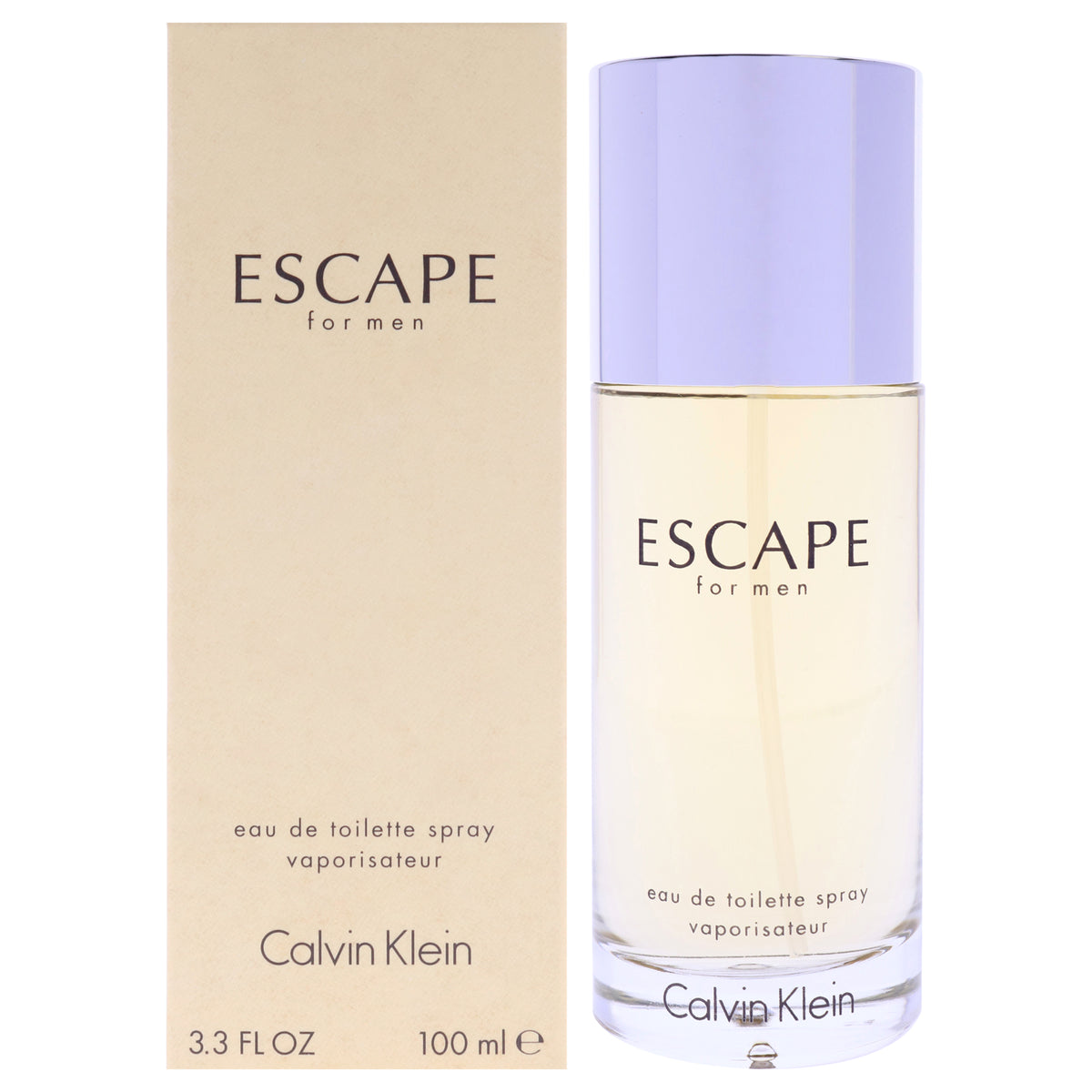 Escape by Calvin Klein for Men - 3.3 oz EDT Spray