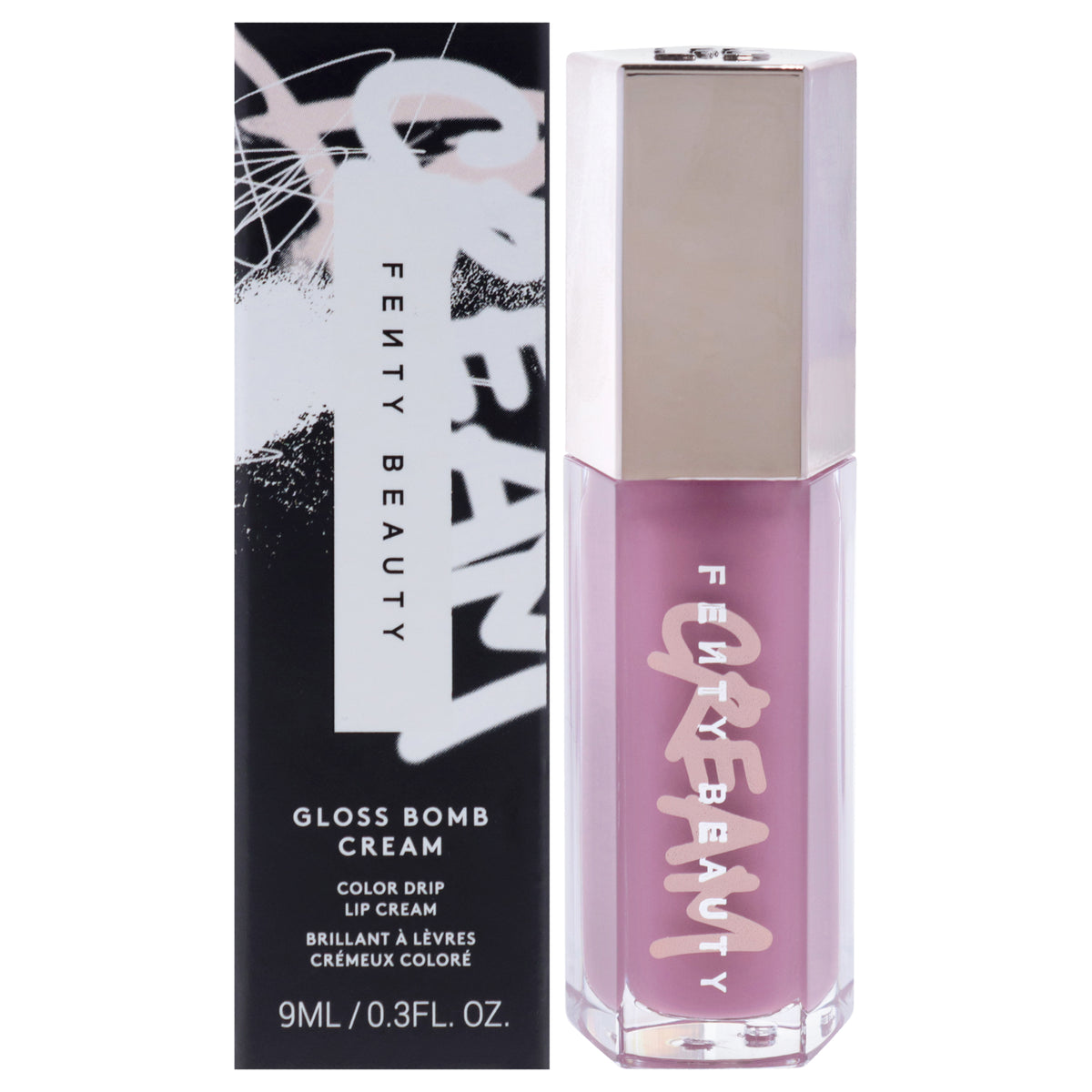 Gloss Bomb Cream Color Drip Lip Cream - 01 Mauve Wives by Fenty Beauty for Women - 0.3 oz Lipstick