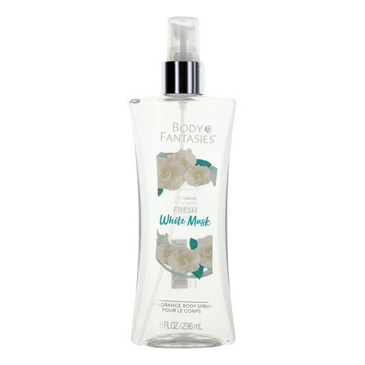 Fresh White Musk by Body Fantasies, 8oz Fragrance Body Spray women