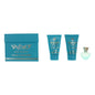 Versace Dylan Turquoise by Versace, 3 Piece Miniature Gift Set women