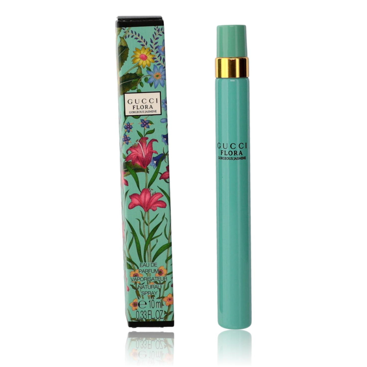 Flora Gorgeous Jasmine by Gucci, 0.33 oz Eau de Parfum Spray for Women