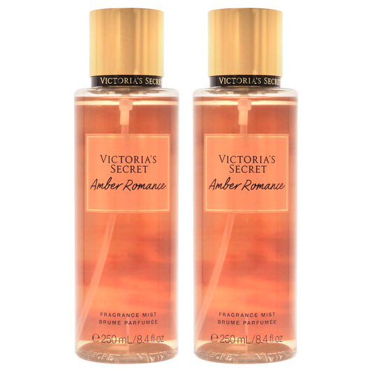 Amber Romance by Victorias Secret for Women - 8.4 oz Fragrance Mist - Pack of 2