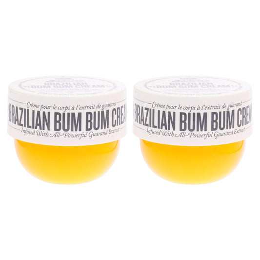 Brazilian Bum Bum Cream by Sol de Janeiro for Unisex - 2.5 oz Cream - Pack of 2