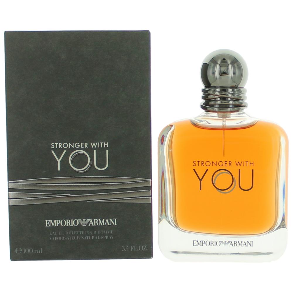 Emporio Armani Stronger With You by Giorgio Armani for Men - 3.3 oz EDT Spray