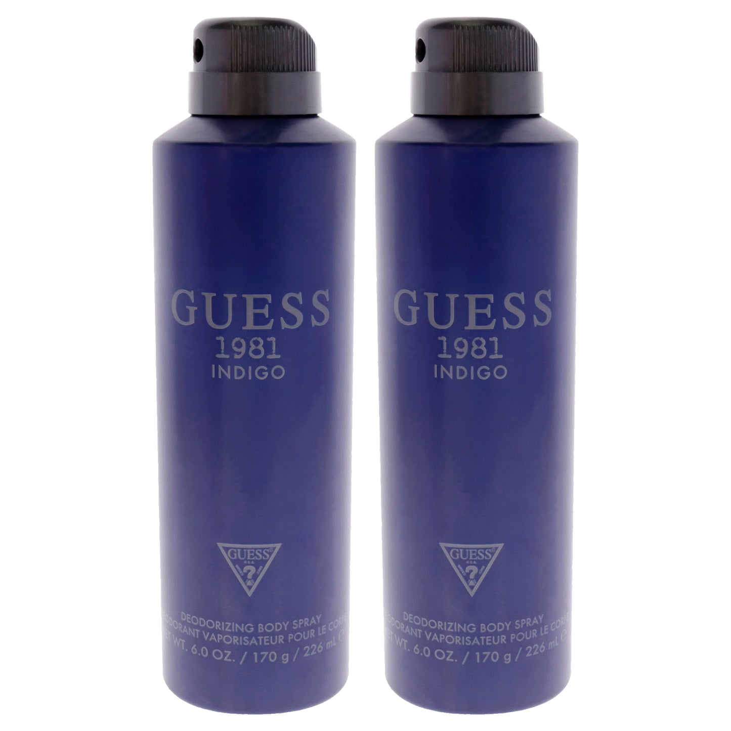Guess 1981 Indigo by Guess for Men - 6 oz Body Spray - Pack of 2