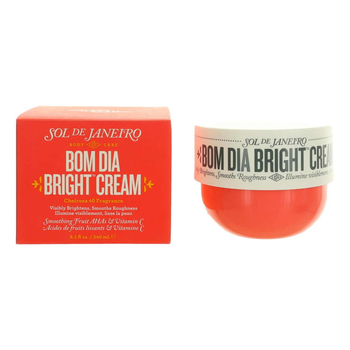 Bom Dia Bright Cream by Sol de Janeiro for Unisex - 8 oz Cream