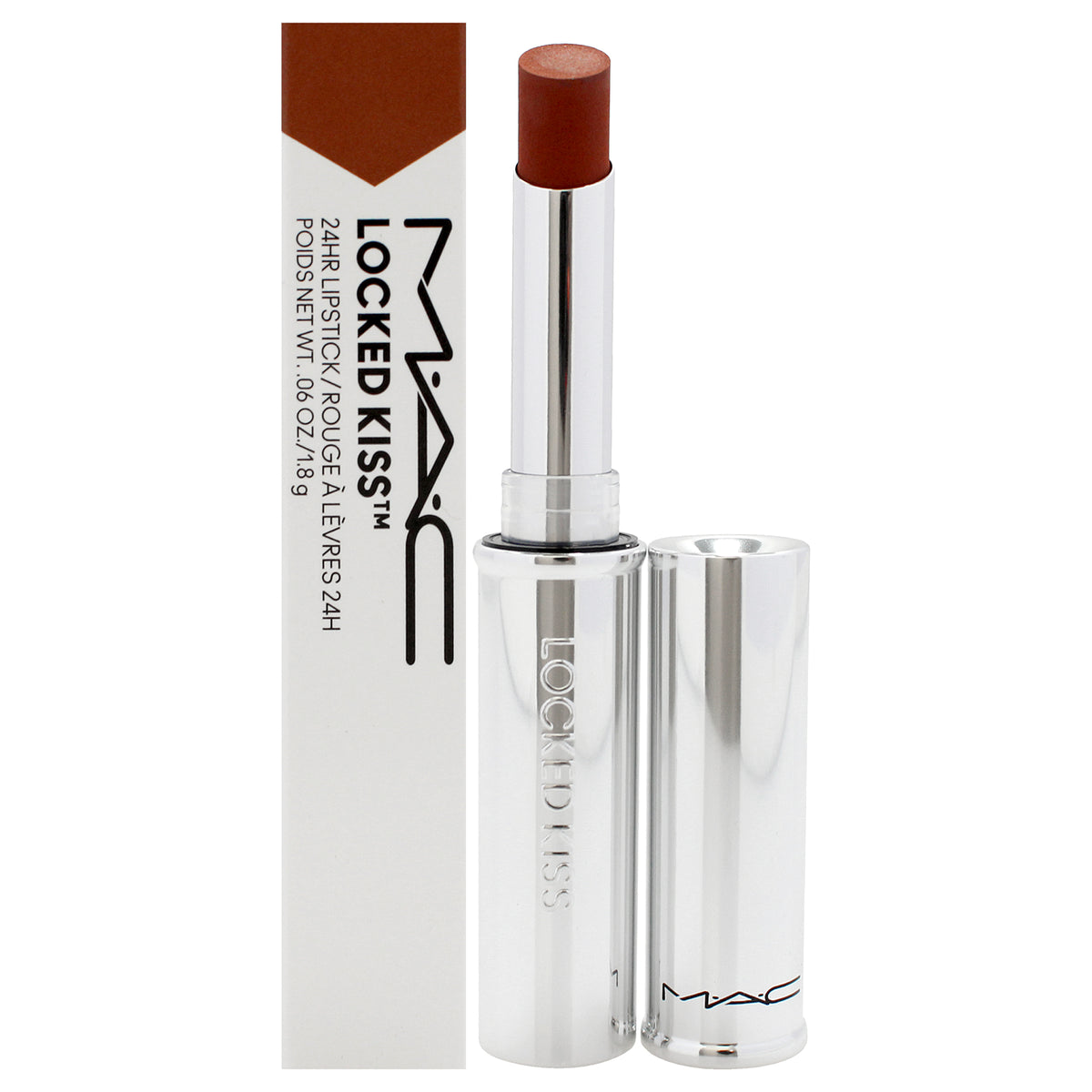 Locked Kiss 24HR Lipstick - 85 Poncy by MAC for Women - 0.06 oz Lipstick