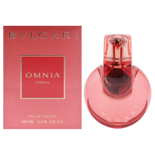 OMNIA CORAL/BVLGARI EDT SPRAY 3.3 OZ (100 ML) (W)