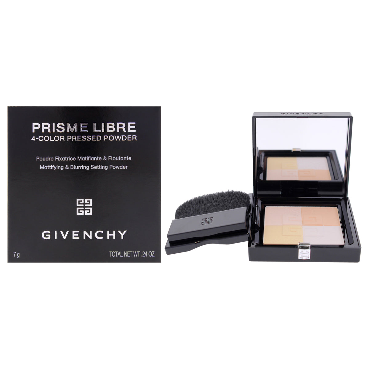 Prisme Libre Pressed Powder - 02 Satin Blanch by Givenchy for Women - 0.33 oz Powder