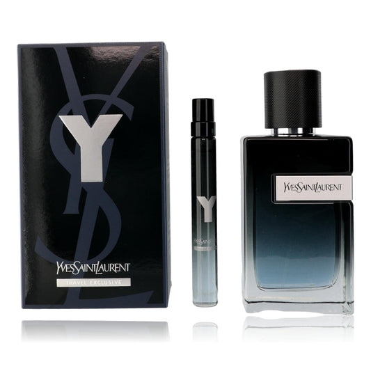 Ysl Y 2 Pcs Set For Men: 3.3 Eau De Parfum Spray + 0.33 Eau De Parfum Spray