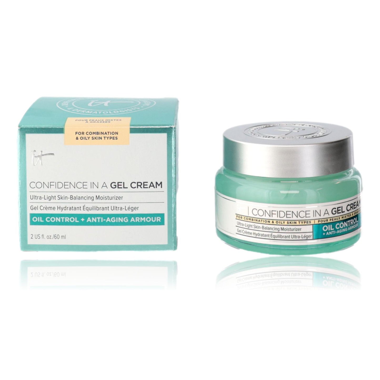 It Cosmetics Confidence in a Gel Cream by It Cosmetics, 2 oz Facial Cream