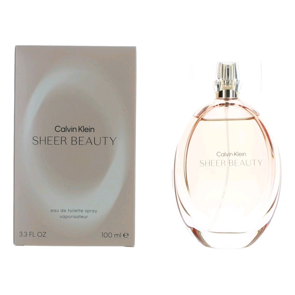 CK SHEER BEAUTY/CALVIN KLEIN EDT SPRAY 3.4 OZ (W)