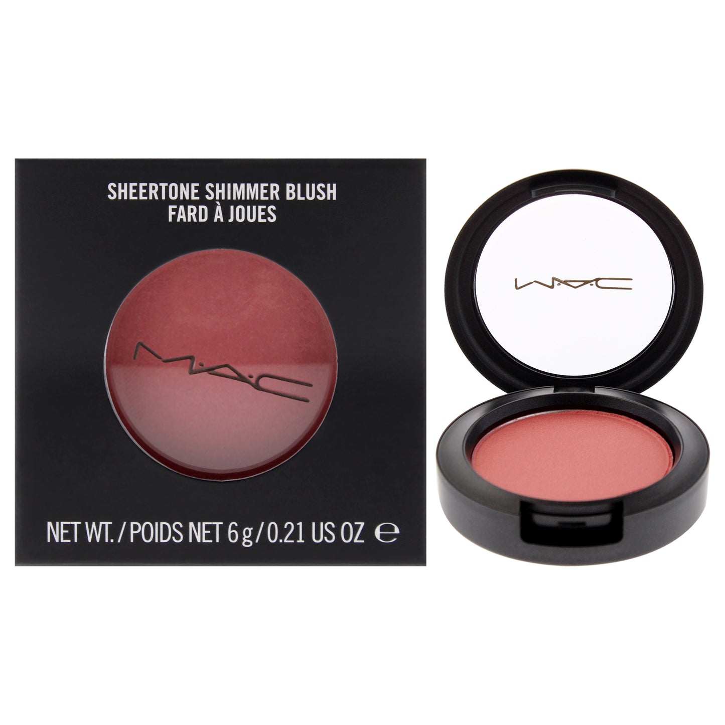 Sheertone Shimmer Blush - Peachykeen by MAC for Women - 0.21 oz Blush