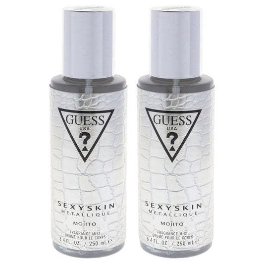 Guess Sexy Skin Metallique - Mojito by Guess for Women - 8.4 oz Fragrance Mist - Pack of 2