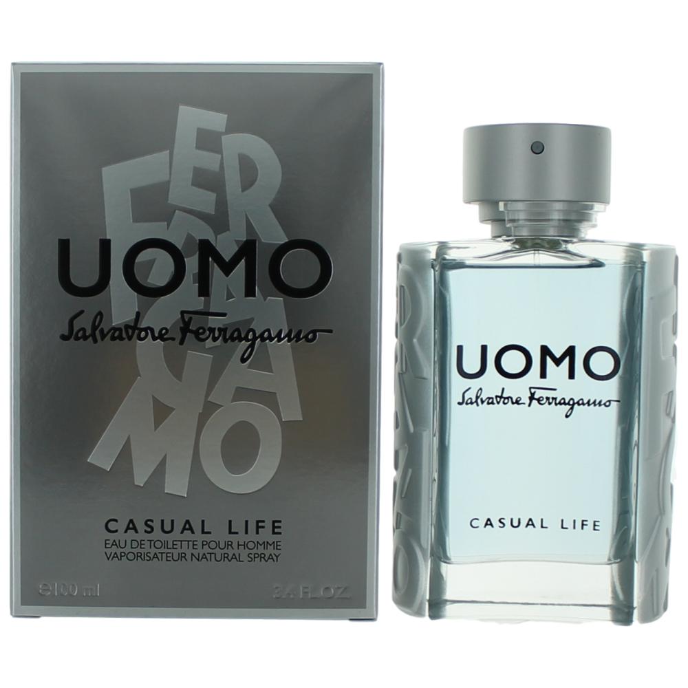 Uomo Casual Life by Salvatore Ferragamo for Men - 3.4 oz EDT Spray