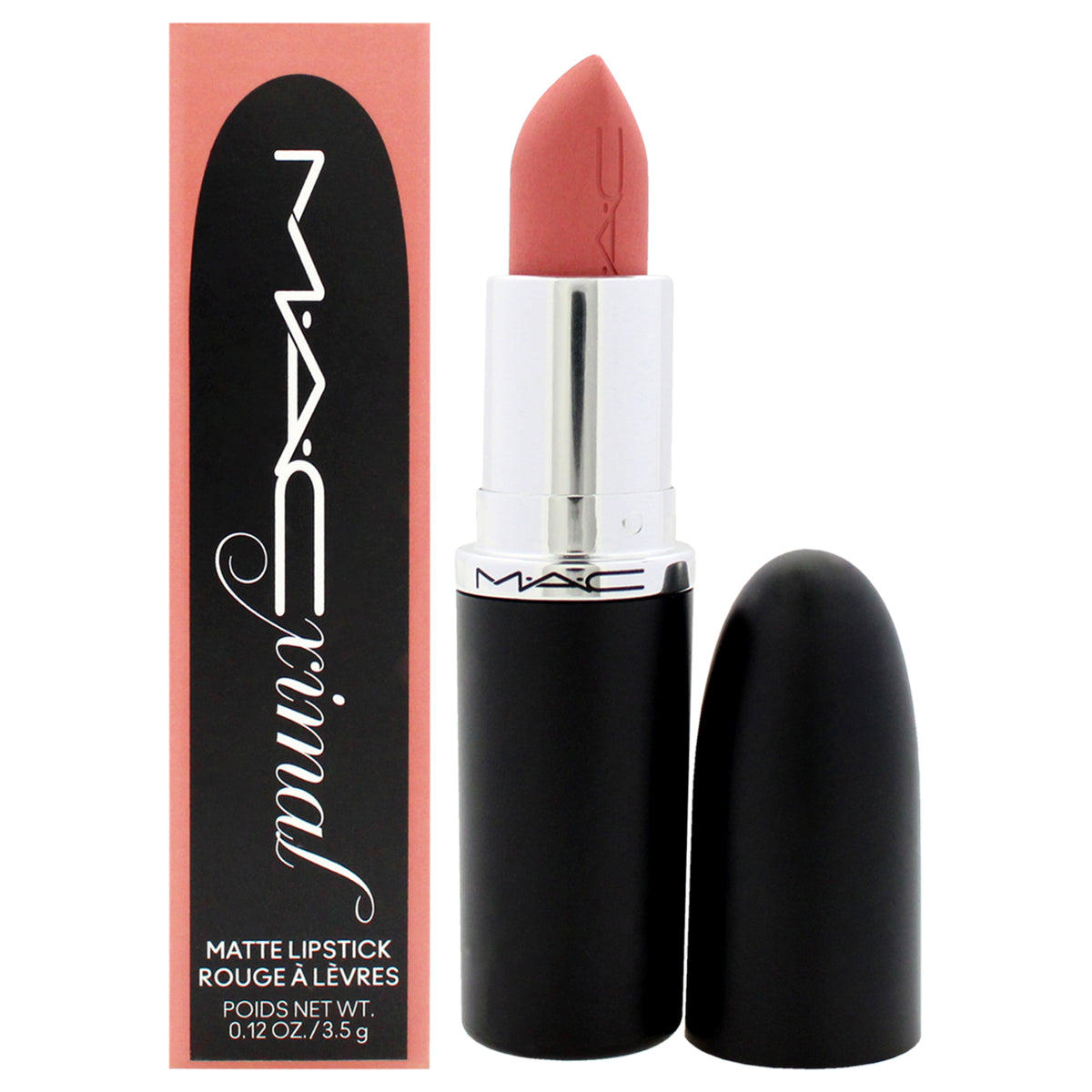Macximal Matte Lipstick - 606 Kinda Sexy by MAC for Women - 0.12 oz Lipstick