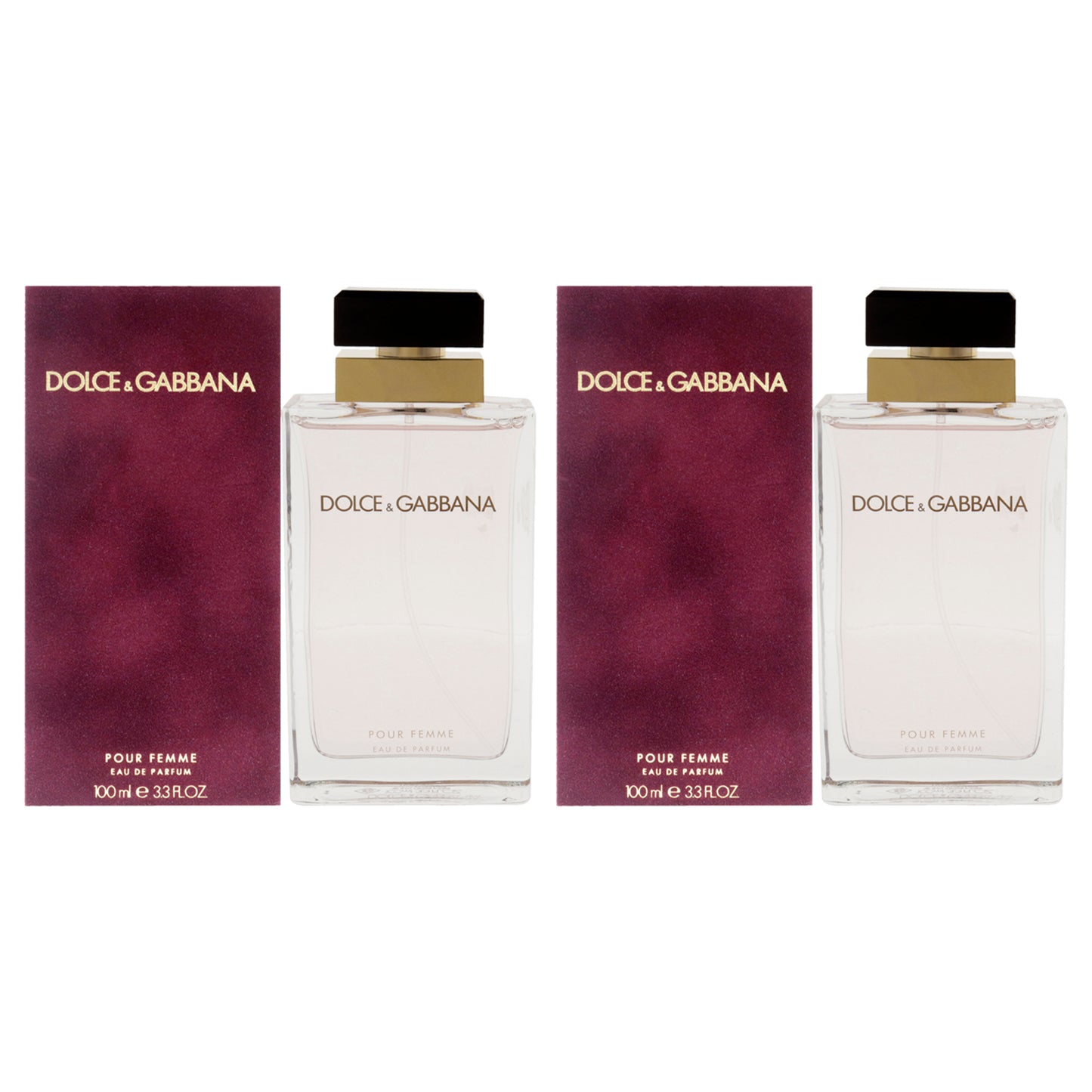Dolce and Gabbana Pour Femme by Dolce and Gabbana for Women - 3.3 oz EDP Spray - Pack of 2