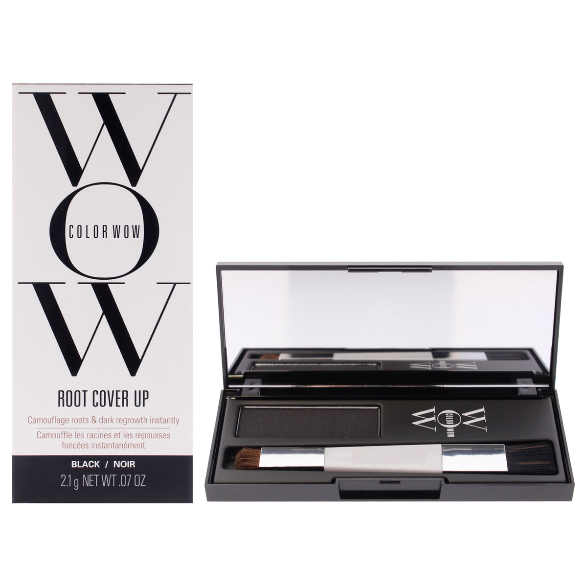 Root Cover Up - Black by Color Wow for Women - 0.07 oz Hair Color