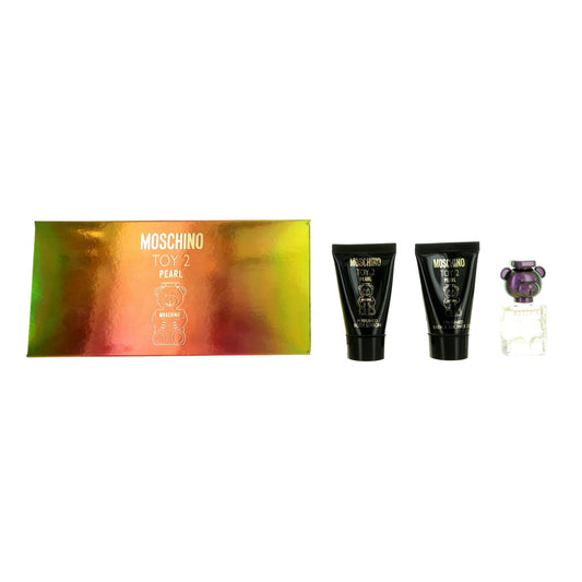 SET MOSCHINO 3PC TOY 2 PEARL 0.17 EDP+0.8 SG+0.8 BL (W) SOFT BOX