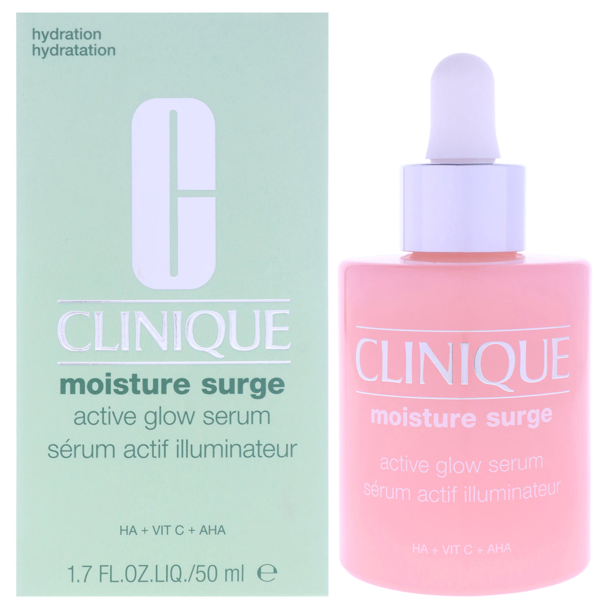 Moisture Surge Active Glow Serum by Clinique for Women - 1.7 oz Serum